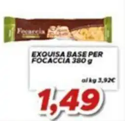 MA Supermercati Exquisa base per focaccia offerta