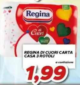 MA Supermercati Regina di cuori carta casa offerta
