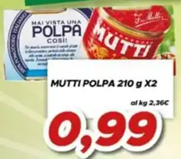 MA Supermercati Mutti polpa offerta