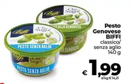 Coop Radenza Pesto Genovese BIFFI classico/senza aglio offerta