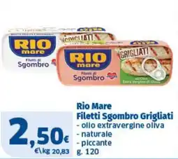 Ok Sigma Rio Mare Filetti Sgombro Grigliati offerta