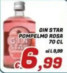 Idromarket Gin Star pompelmo rosa offerta