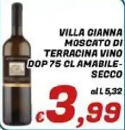 Idromarket Villa Gianna Moscato di Terracina Vino offerta