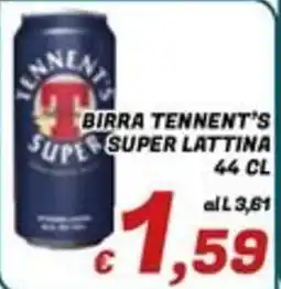 Idromarket Birra Tennent's Super offerta