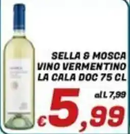 Idromarket Sella & Mosca Vino Vermentino La Cala DOC offerta