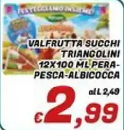 Idromarket Valfrutta succhi triangolini offerta