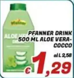 Idromarket Pfanner drink aloe vera-cocco offerta