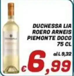 Idromarket Duchessa Lia Roero Arneis offerta