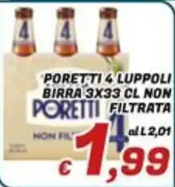 Idromarket Poretti 4 Luppoli birra offerta
