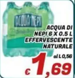 Idromarket Acqua di Nepi effervescente naturale offerta