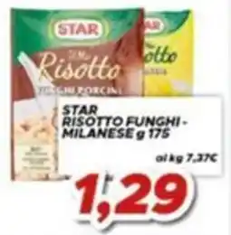 MA Supermercati Star risotto funghi milanese offerta