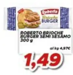 MA Supermercati Roberto Brioche Burger Semi Sesamo offerta