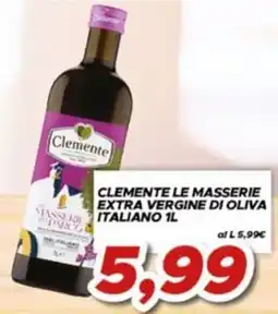 MA Supermercati Clemente le masserie extra vergine di oliva italiano offerta