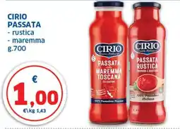 Ok Sigma Passata rustica Cirio offerta