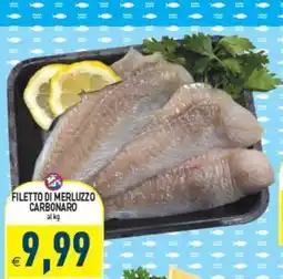 Supermercati Agorà Filetto di merluzzo carbonaro offerta