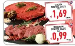 Supermercati Agorà Tagliata di bovino adulto offerta