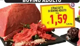Supermercati Agorà Straccetti di bovino adulto offerta