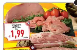 Supermercati Agorà Straccetti di vitella offerta