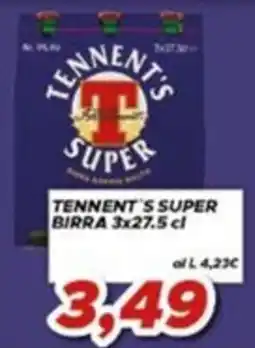 MA Supermercati Tennent's Super Birra offerta