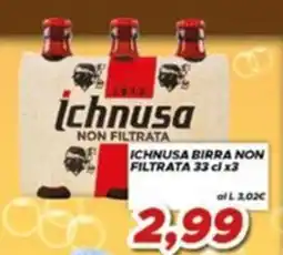 MA Supermercati Ichnusa birra non filtrata offerta
