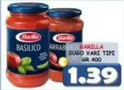 MercADone Barilla sugo vari tipi offerta