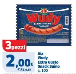 Ok Sigma Aia Wudy Extra Gusto Snack Suino offerta