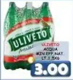 MercADone Uliveto acqua minerale naturale offerta