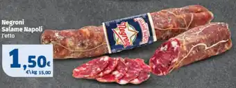 Ok Sigma Negroni Salame Napoli offerta