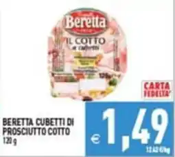 Supermercati Agorà Beretta cubetti di prosciutto cotto offerta