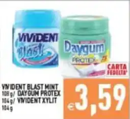 Supermercati Agorà Vivident Blast Mint / Daygum ProteX offerta