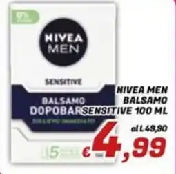 Idromarket Nivea Men Balsamo Sensitive offerta