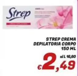 Idromarket Strep crema depilatoria corpo offerta