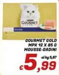 Idromarket Gourmet Gold mousse-dadini offerta