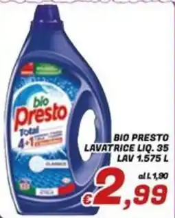 Idromarket Bio Presto lavatrice liquido offerta