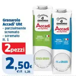 Ok Sigma Granarolo Accadi' Uht offerta