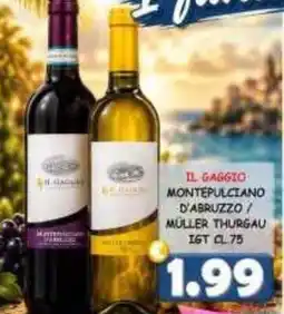 MercADone Il Gaggio Montepulciano d'Abruzzo / Müller Thurgau offerta