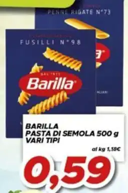MA Supermercati Barilla pasta di semola offerta