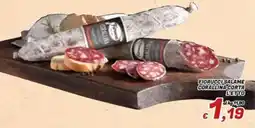 Idromarket Fiorucci salame corallina corta offerta