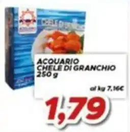 MA Supermercati Acquario chele di granchio offerta