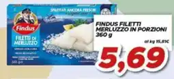 MA Supermercati Findus filetti di merluzzo offerta