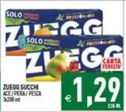 Supermercati Agorà Zuegg succhi offerta