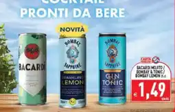 Supermercati Agorà Bacardi Mojito / Bombay & Tonic / Bombay Lemon offerta