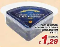 Idromarket Corgonzola dolce gran riserva offerta