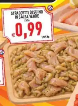 Supermercati Agorà Straccetti di suino in salsa verde offerta