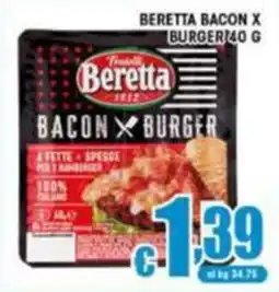 Sacoph Beretta bacon x burger offerta