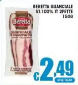 Sacoph Beretta guanciale stagionato offerta