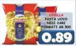 MercADone Divella pasta uovo nidi vari offerta