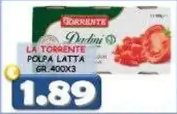 MercADone La Torrente polpa latta offerta