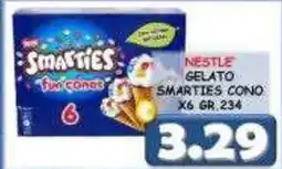 MercADone Nestlé gelato Smarties cono offerta