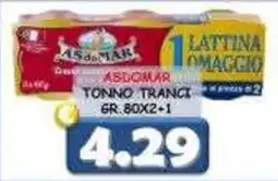 MercADone Asdomar tonno tranci offerta